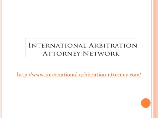 What is International Arbitration