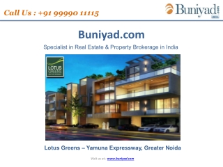 Lotus Greens Launches a new residential Project Lotus Greens - Yamuna Expressway.