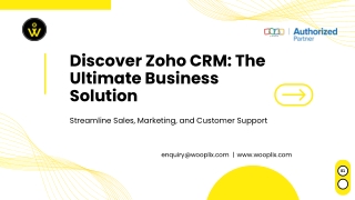 Discover Zoho CRM: The Ultimate Business Solution