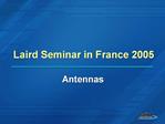 Laird Seminar in France 2005