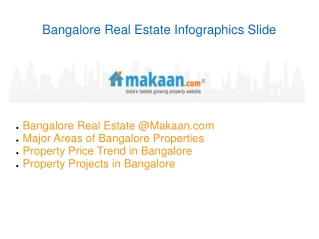 Real Estate Bangalore Property Infographics Slide