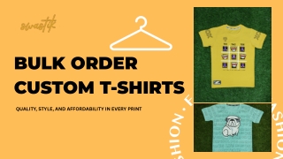 Bulk Order Custom T-Shirts | Affordable Custom Printing for Teams & Events