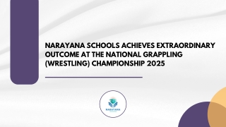 Narayana Schools Win Big at National Grappling 2025