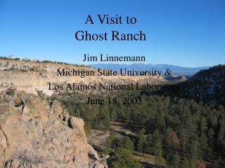 A Visit to Ghost Ranch