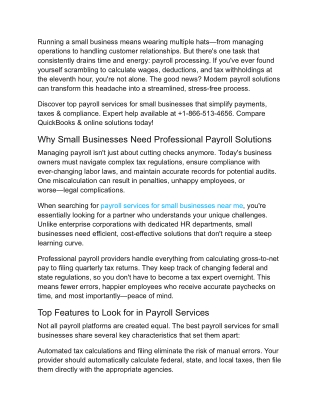 Best Payroll Services for Small Businesses 2025 _ Save 40% Time