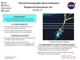Moored Oceanographic Spectroradiometer