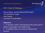 C6: Cost of Delays
