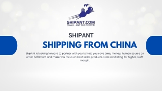 Shipping from China - ShipAnt 