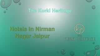 Hotels in Nirman nagar Jaipur