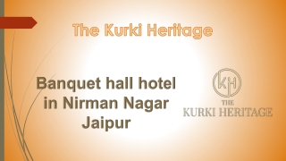 Banquet hall hotel in Nirman nagar Jaipur