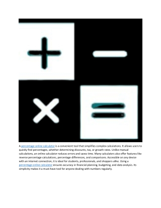 percentage online calculator