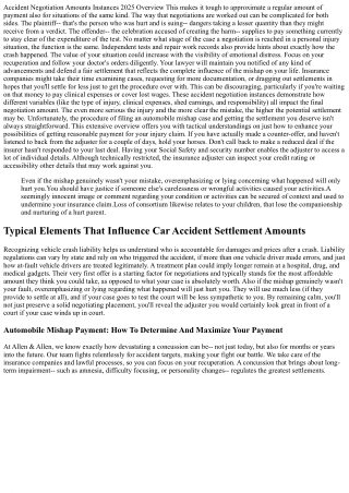 Injury Settlement Amounts Guide 2025 With Real Examples