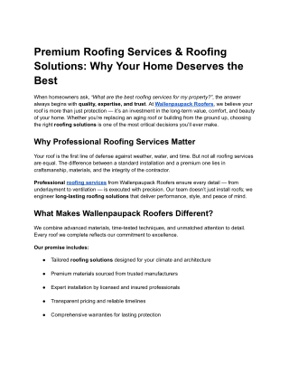 _Roofing Services