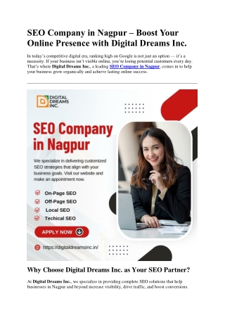 SEO Company in Nagpur
