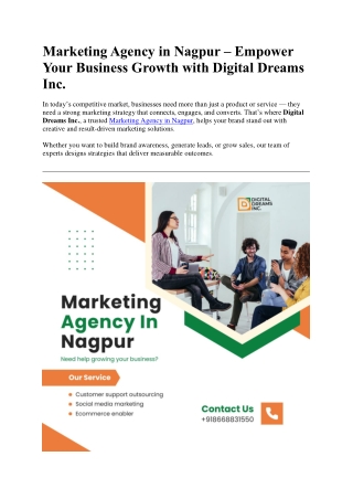 Marketing Agency in Nagpur