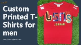 Custom Printed T-Shirts for Men | Your Style, Our Canvas - Swastik Graphix