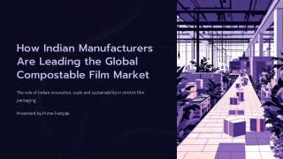 How Indian Manufacturers Are Leading the Global Compostable Film Market | Prime 
