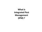 What is Integrated Pest Management IPM