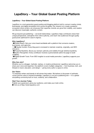 LapaStory_Expanded_Global_Guest_Posting_Platform