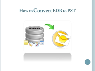 Convert EDB to PST