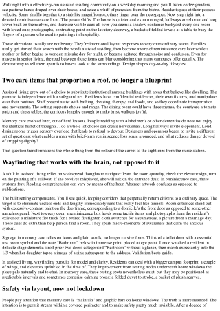 Environment and Design: How Memory Care Communities Differ from Assisted Living