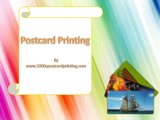 Postcard Printing