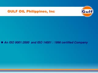 GULF OIL Philippines, Inc