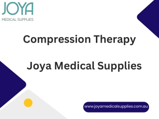 Buy Compression Therapy in Australia - Joya Medical Supplies