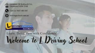 L Driving School — Learn to Drive in Blacktown & Norwest | Professional Driving Lessons