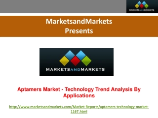 Aptamers Market