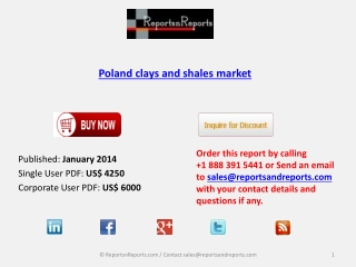 Poland clays and shales Industry Analysis, Overview, Forecas