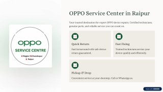 Authorised OPPO Service Center in Raipur | 9511692583