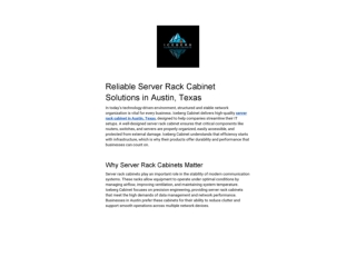 Reliable Server Rack Cabinet Solutions in Austin, Texas_00001