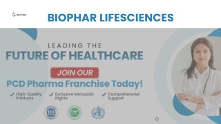 Biophar Lifesciences PPT