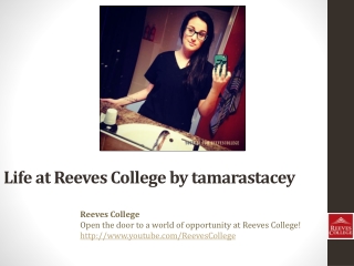 Life at Reeves College on Instagram by tamarastacey in Alber
