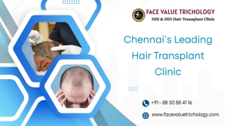Best Advanced Hair Transplant Clinic  in Chennai