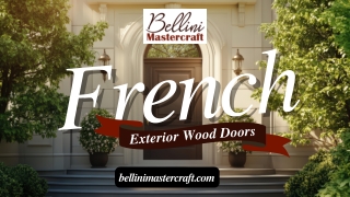 French Exterior Wood Doors