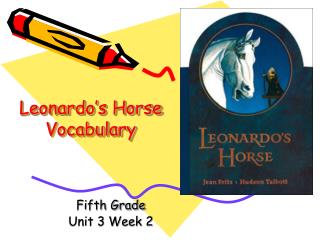 Leonardo’s Horse Vocabulary