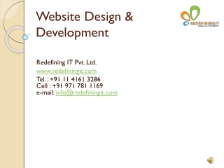 Website Designing and Development Company Delhi