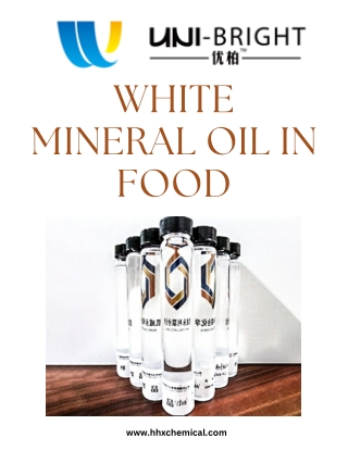 White Mineral Oil in Food