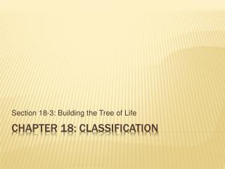 Chapter 18: Classification