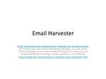 Email Harvester