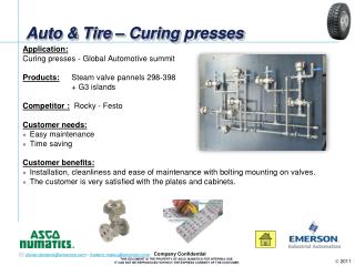 Auto &amp; Tire – Curing presses