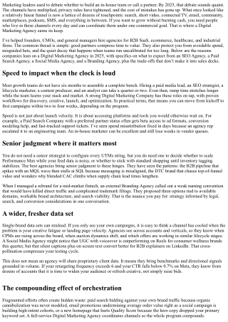 Top Reasons to Hire a Digital Marketing Agency in 2025