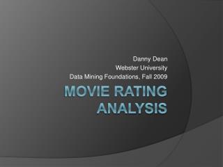 Movie Rating Analysis