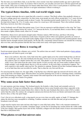 Signs Your Botox Is Wearing Off and What to Do