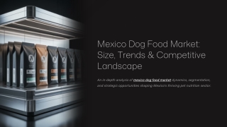 Mexico Dog Food Market Share, Size, In-Depth Analysis and Forecast 2025-2033