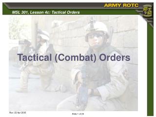 army general orders powerpoint