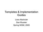 Templates Implementation Guides