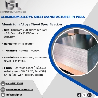 Aluminium Sheet | Sheet | Coil | Strip - United Stainless LLP